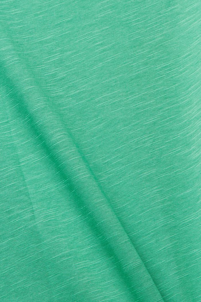 T-paita V-pääntiellä, GREEN, detail image number 1