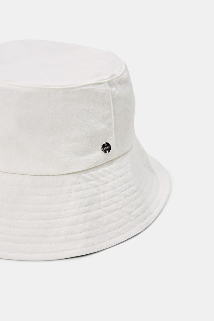 Bucket hat 100 % puuvillaa, OFF WHITE, detail image number 1