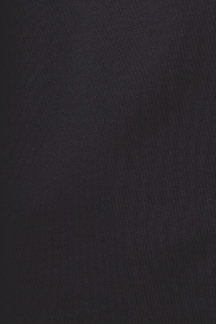 Painokuvioitu unisex-t-paita luomupuuvillajerseytä, BLACK, detail image number 6