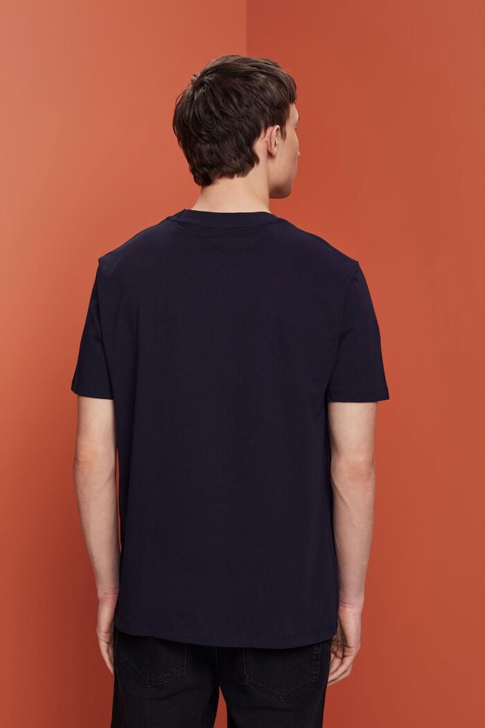Painokuvioitu jersey-t-paita, 100 % puuvillaa, NAVY, detail image number 3