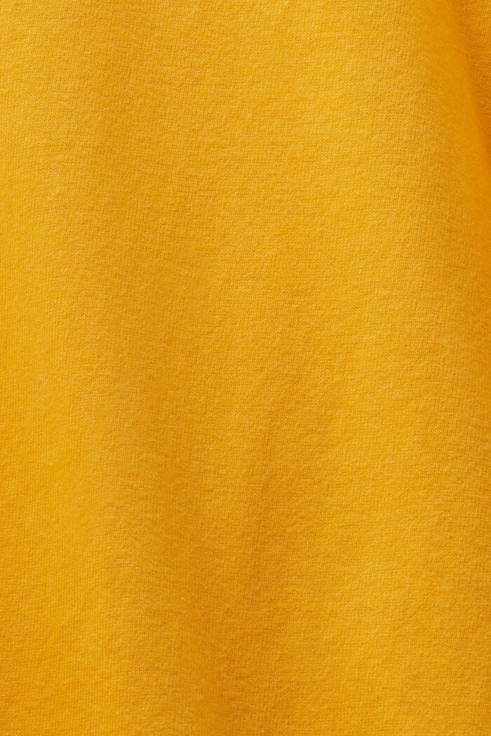 Pitkähihainen pusero pyöreällä pääntiellä, GOLDEN ORANGE, detail image number 6