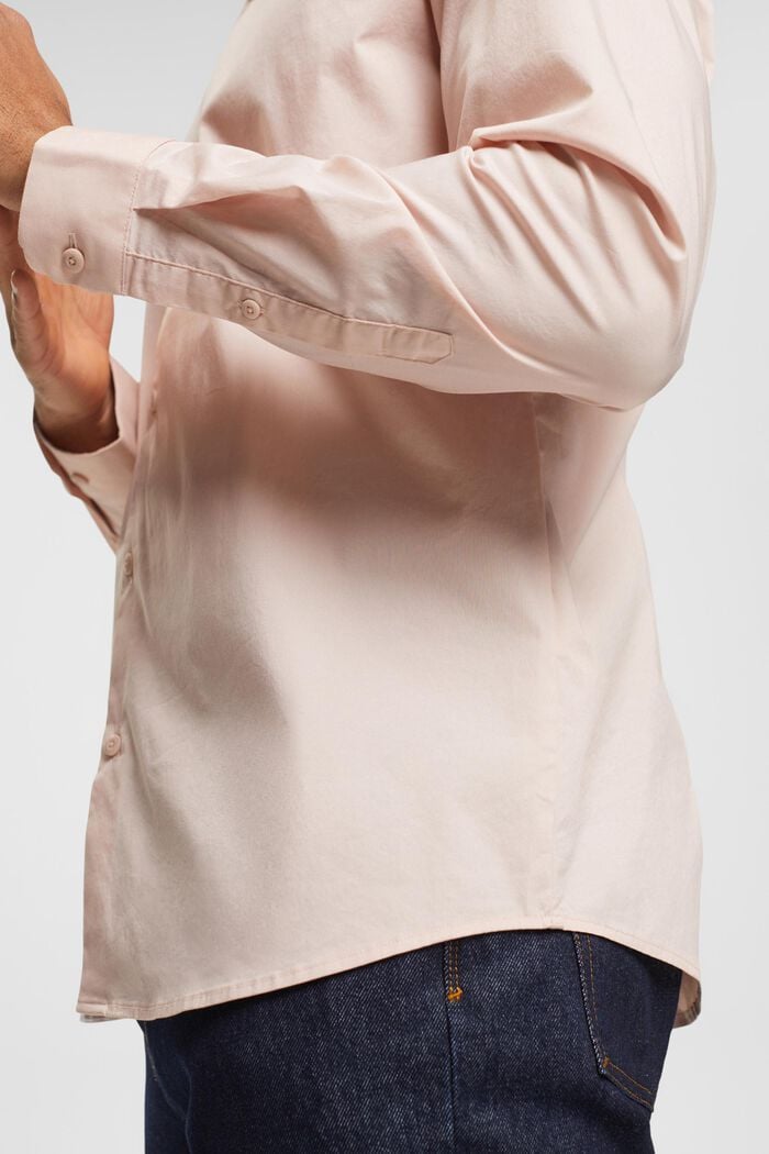 Slim fit -mallinen paita, NUDE, detail image number 0
