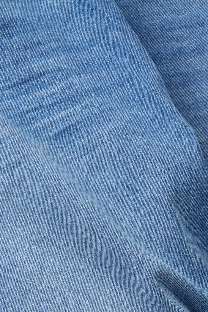 Korkeavyötäröiset dad fit -farkut, BLUE LIGHT WASHED, detail image number 6