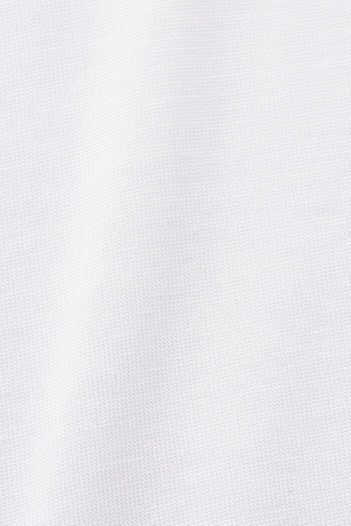 V-aukkoinen T-paita, TENCELiä™, WHITE, detail image number 5