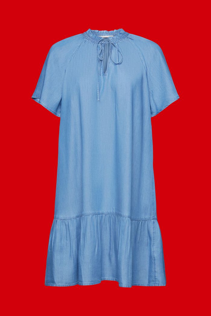 Farkkutyylinen mekko, TENCEL™, BLUE MEDIUM WASHED, detail image number 6