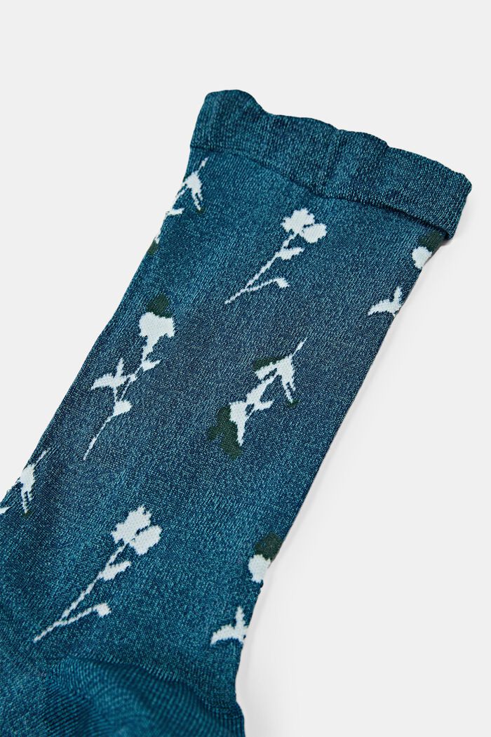 Kukalliset sukat, joissa ilmavat resorit, VENICE NIGHT, detail image number 1