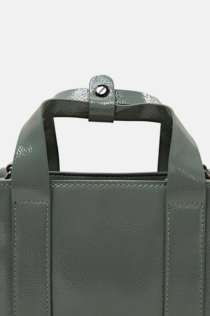 Käsilaukku irrotettavalla olkahihnalla, DUSTY GREEN, detail image number 1