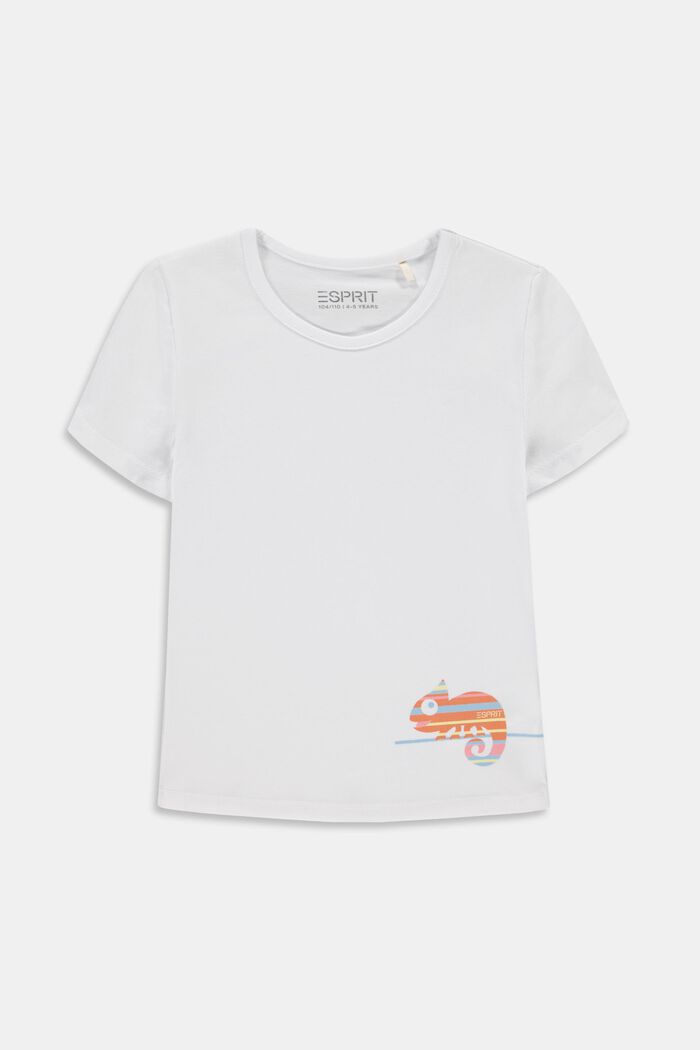 T-paita kameleonttipainatuksella, WHITE, overview