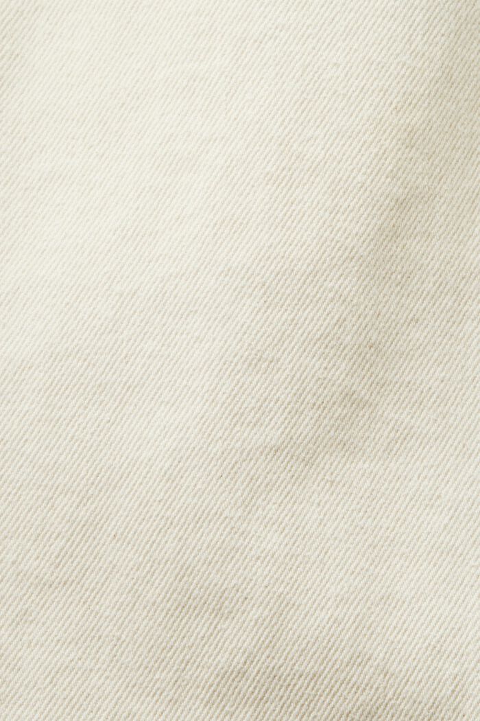 Suoralahkeiset farkut, joissa keskikorkea vyötärö, OFF WHITE, detail image number 6