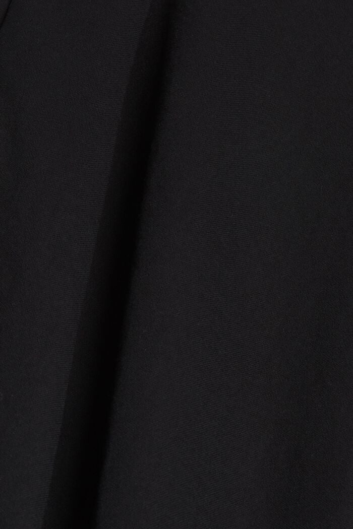 V-päänteinen midimekko, LENZING™ ECOVEROA™, BLACK, detail image number 4