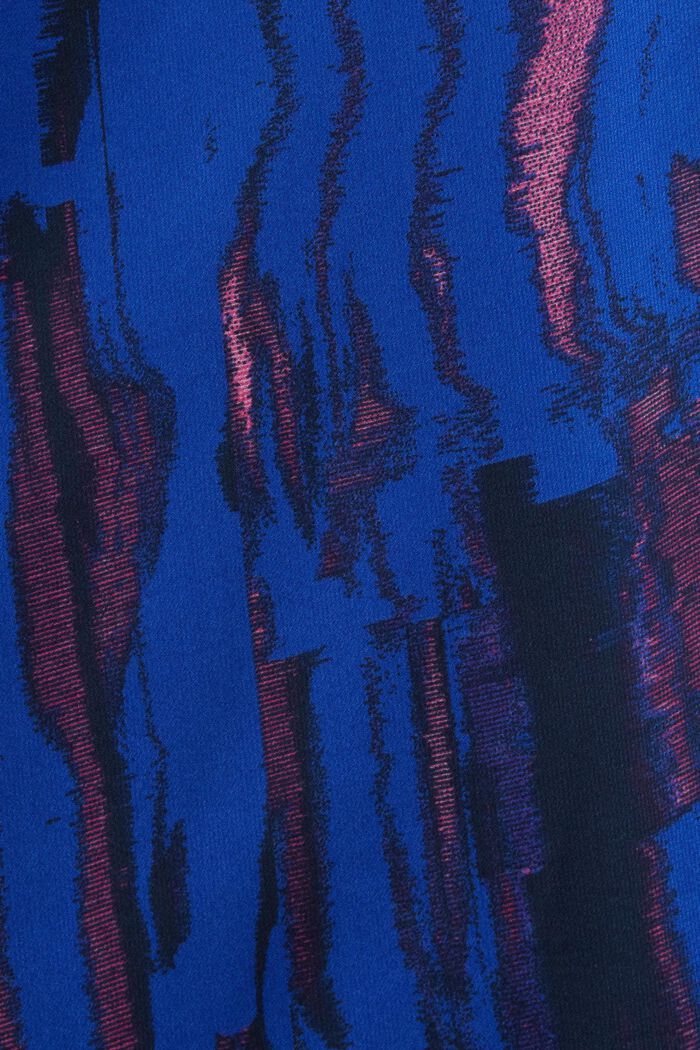 Painokuvioitu minimekko kreppisifonkia, BRIGHT BLUE, detail image number 5