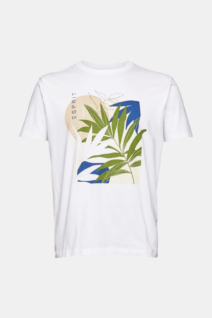 Jersey-T-paita, jossa kasvipainatus