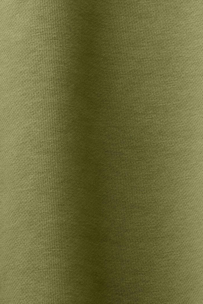 Logollinen unisex-collegepaita puuvillafleeceä, OLIVE, detail image number 6