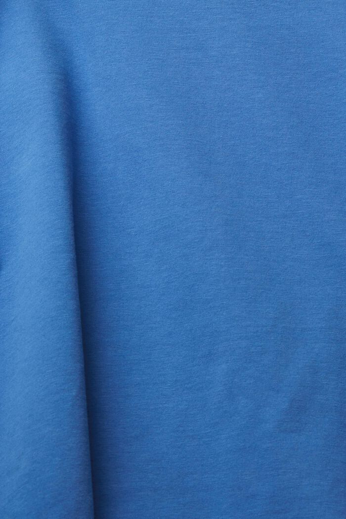 T-paita aaltoilevalla helmalla, BLUE, detail image number 6
