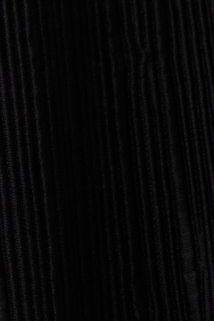 CURVY – pliseerattu jerseytoppi, BLACK, detail image number 4