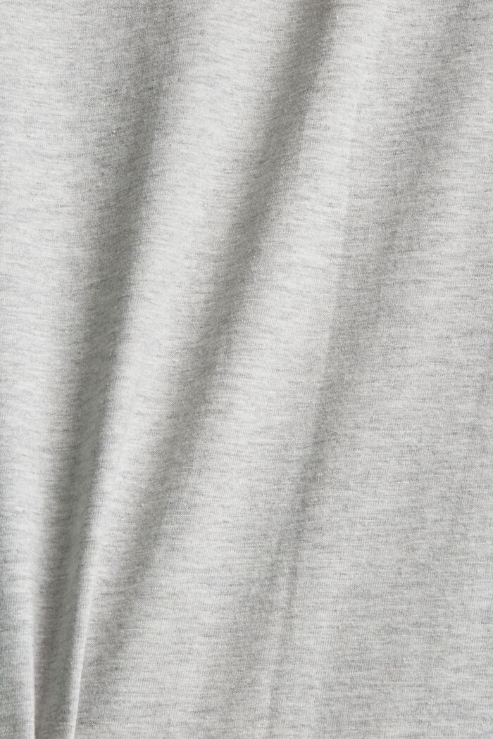 Jersey-t-paita printillä, LIGHT GREY, detail image number 5