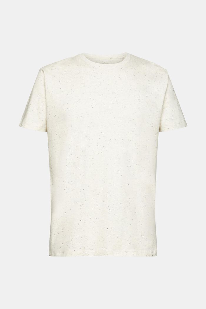 Täplikäs t-paita jerseytä, WHITE, detail image number 6
