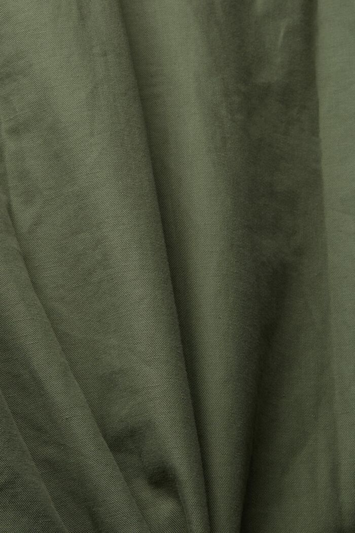 Pellavasekoitetta: oversize-paita, GREEN, detail image number 4