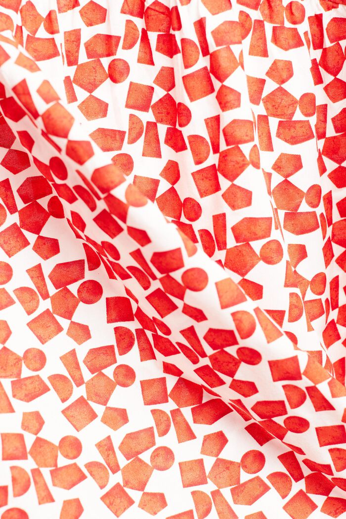 Kuviollinen pusero, LENZING™ ECOVEROA™, ORANGE RED, detail image number 1