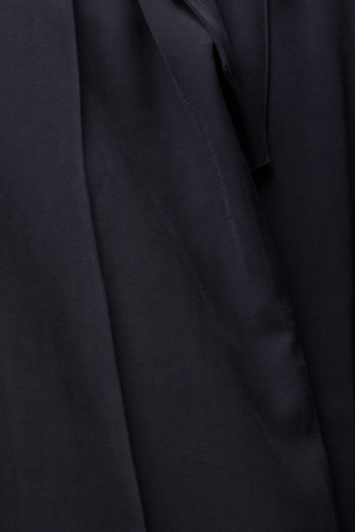 Paperbag-housut, joissa vyö samaa kangasta, LENZING™ ECOVERO™, BLACK, detail image number 4