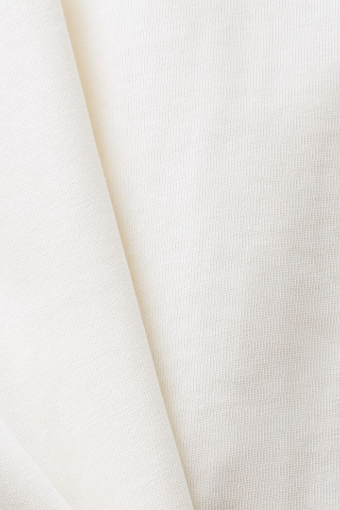 Logollinen unisex-t-paita puuvillajerseytä, OFF WHITE, detail image number 6