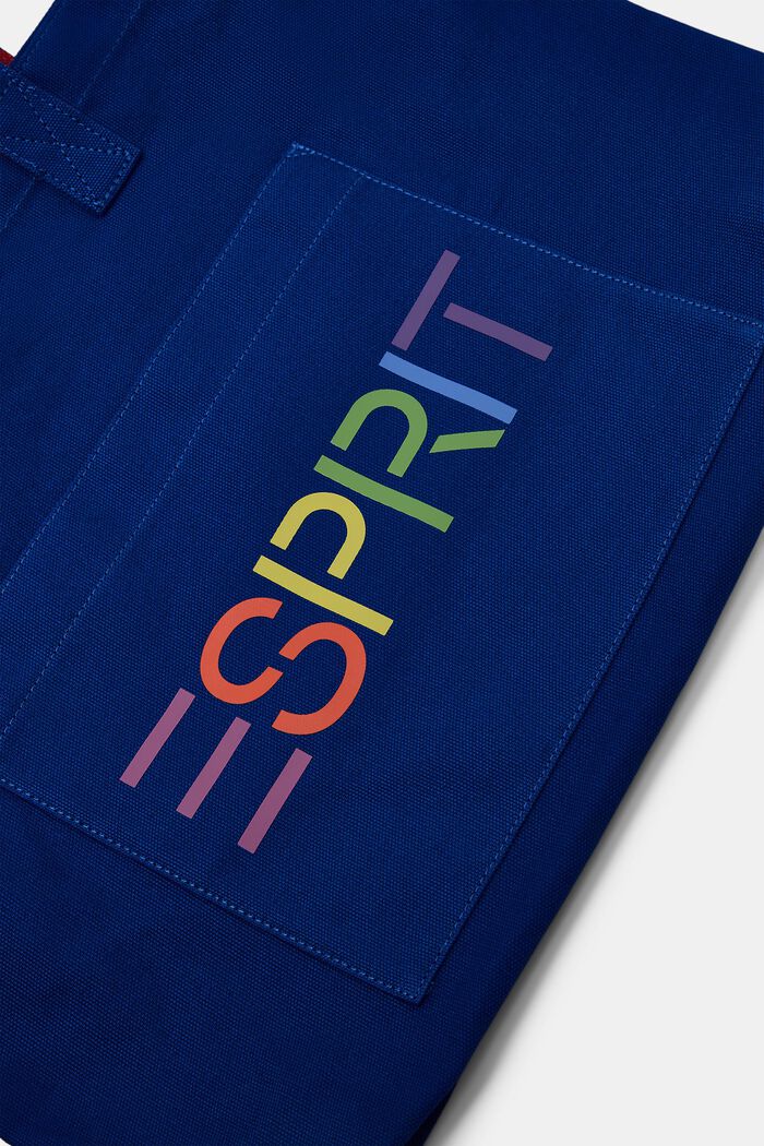 Logollinen tote bag kanvasta, BRIGHT BLUE, detail image number 1