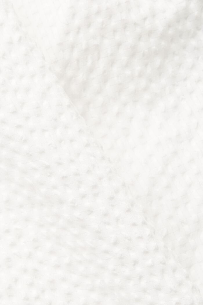Puhvihihainen seersucker-pusero, OFF WHITE, detail image number 4