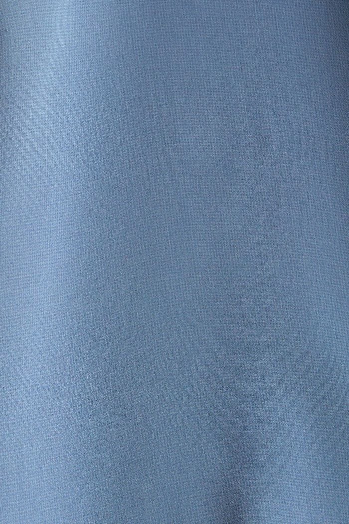 Kierrätettyä: kreppikankainen midihame, GREY BLUE, detail image number 4
