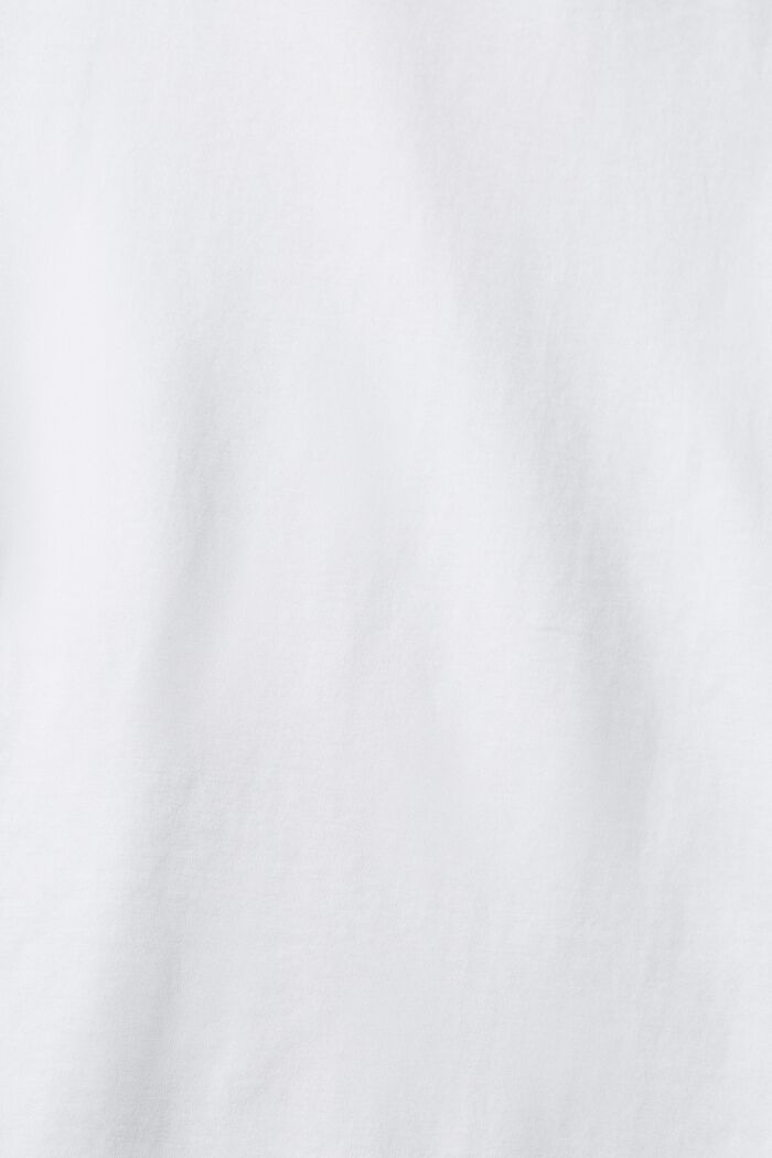 T-paita, jossa kohokuvioitu logo, WHITE, detail image number 5