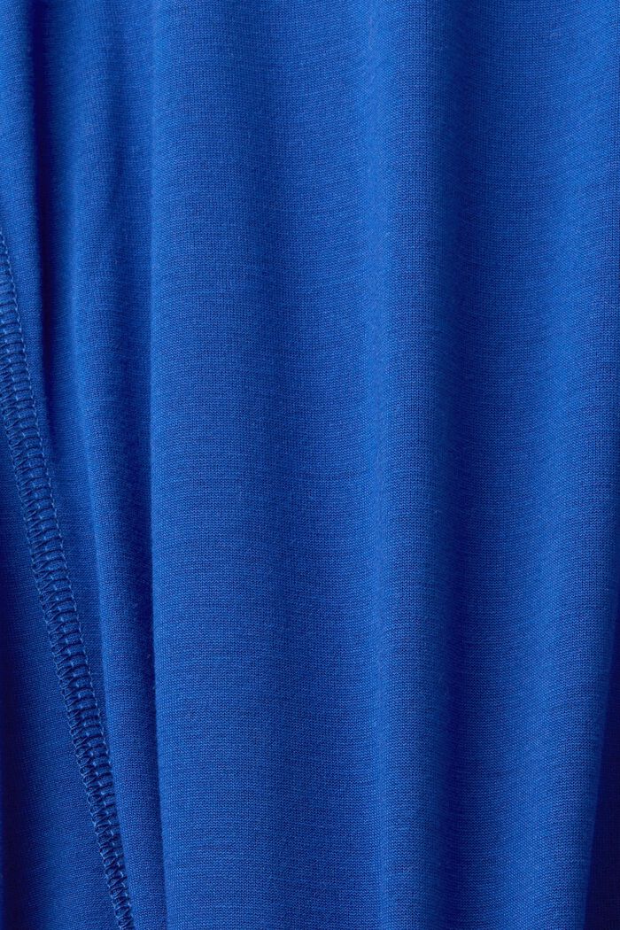 Hupullinen pitkähihainen paita, LENZING™ ECOVERO™, BRIGHT BLUE, detail image number 7
