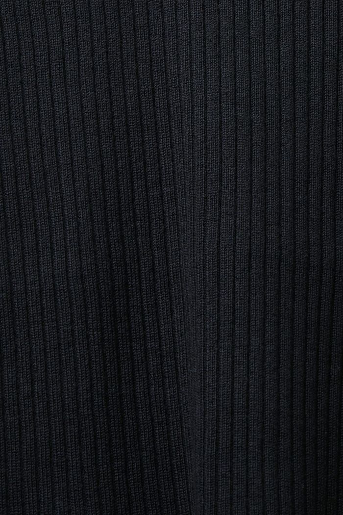 Ribbijerseypaita, poolokaulus, BLACK, detail image number 5