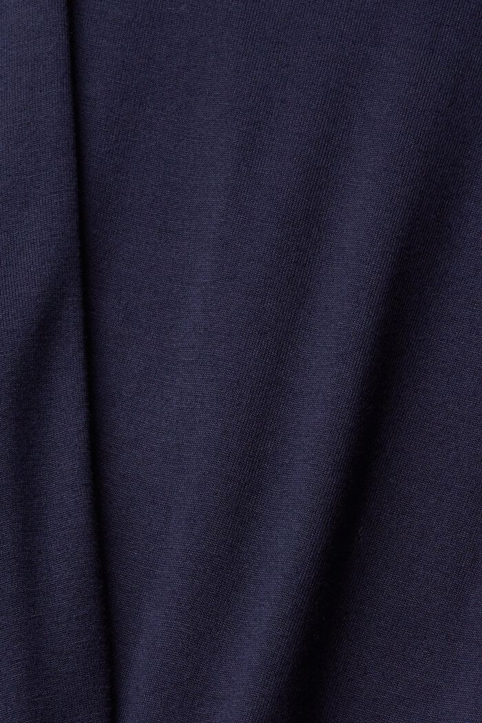 Kuvioitu pitkähihainen paita, LENZING™ ECOVERO™, NAVY, detail image number 1