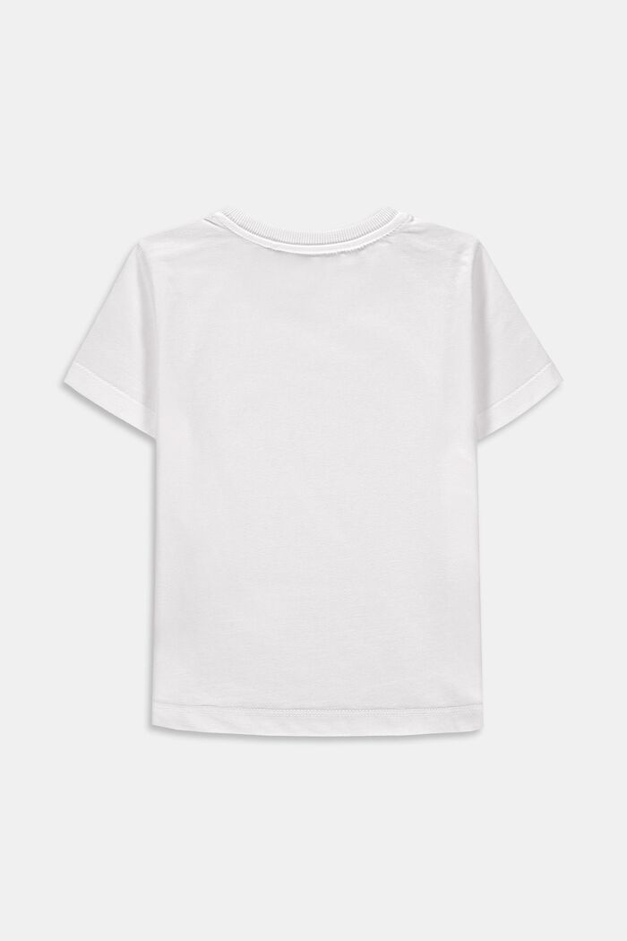 Painokuvioitu T-paita 100 % puuvillaa, WHITE, detail image number 1