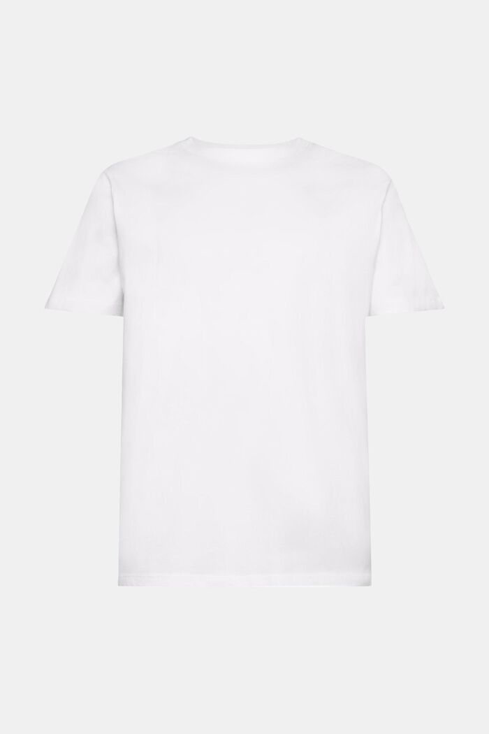 T-paita jerseytä, pyöreä pääntie, WHITE, detail image number 6