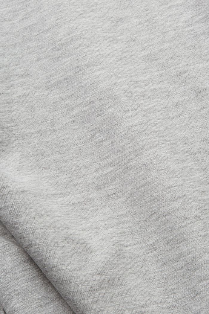 Jersey-t-paita selkäpainatuksella, LIGHT GREY, detail image number 5