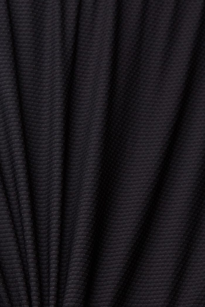 Kierrätettyä: Pitkähihainen paita verkkokangasta, BLACK, detail image number 4
