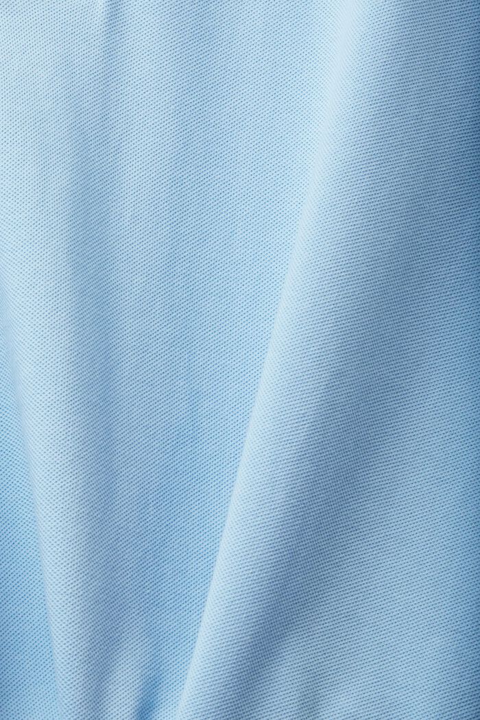 Puuvillainen slim fit -pikeepaita, LIGHT BLUE, detail image number 5