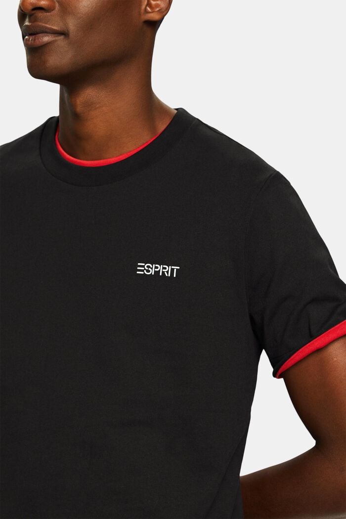 Logollinen unisex-t-paita, BLACK, detail image number 3