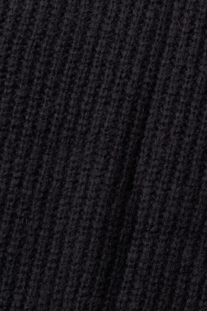 Hihaton villasekoitepaita, BLACK, detail image number 5