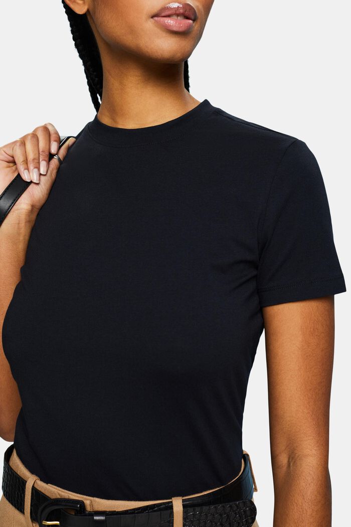 T-paita, jossa pyöreä pääntie, BLACK, detail image number 3
