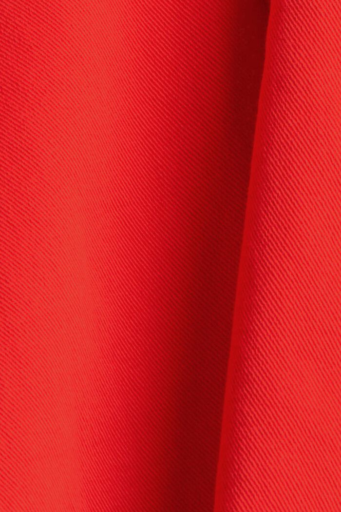 Vetoketjusomisteiset stretchhousut, ORANGE RED, detail image number 1