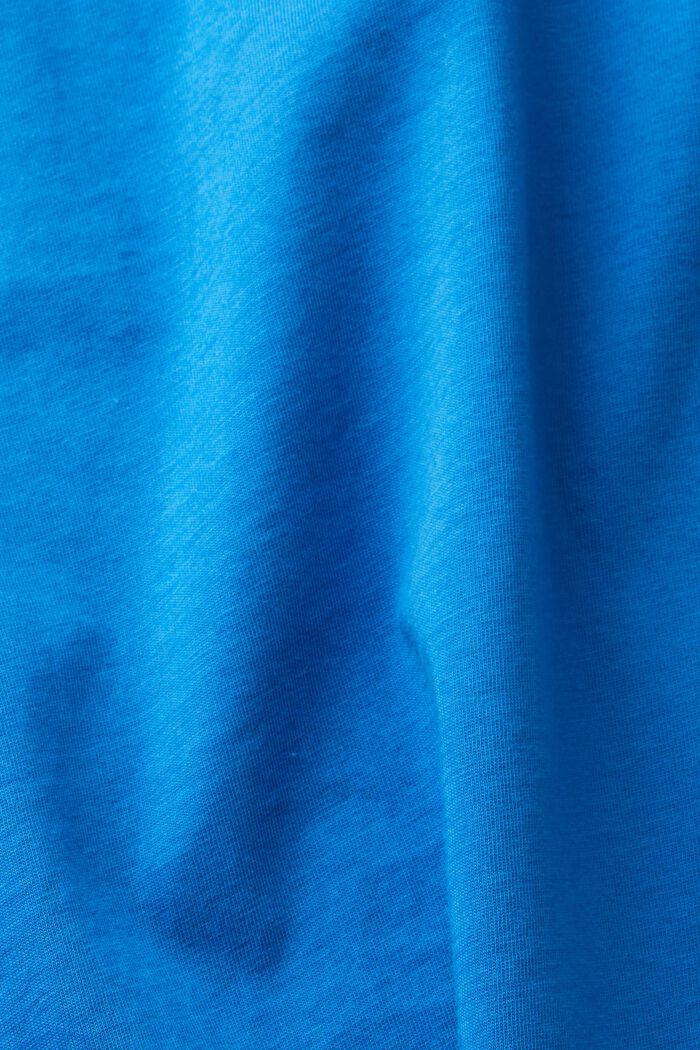 T-paita, jonka rinnan kohdalla painatus, BLUE, detail image number 5