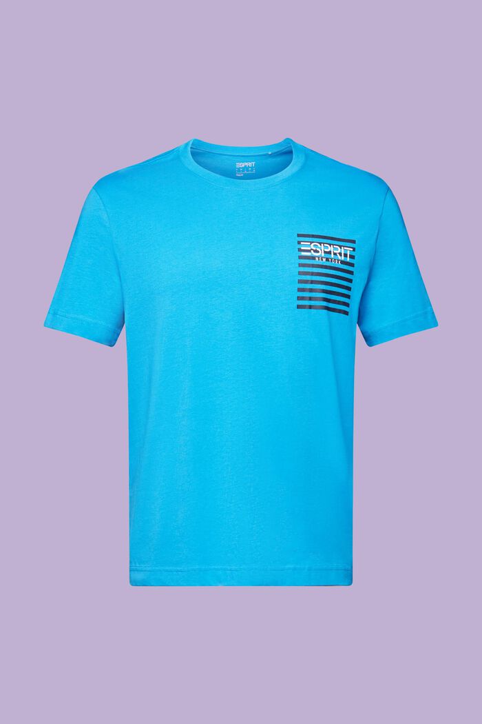 Logollinen T-paita, BLUE, detail image number 6