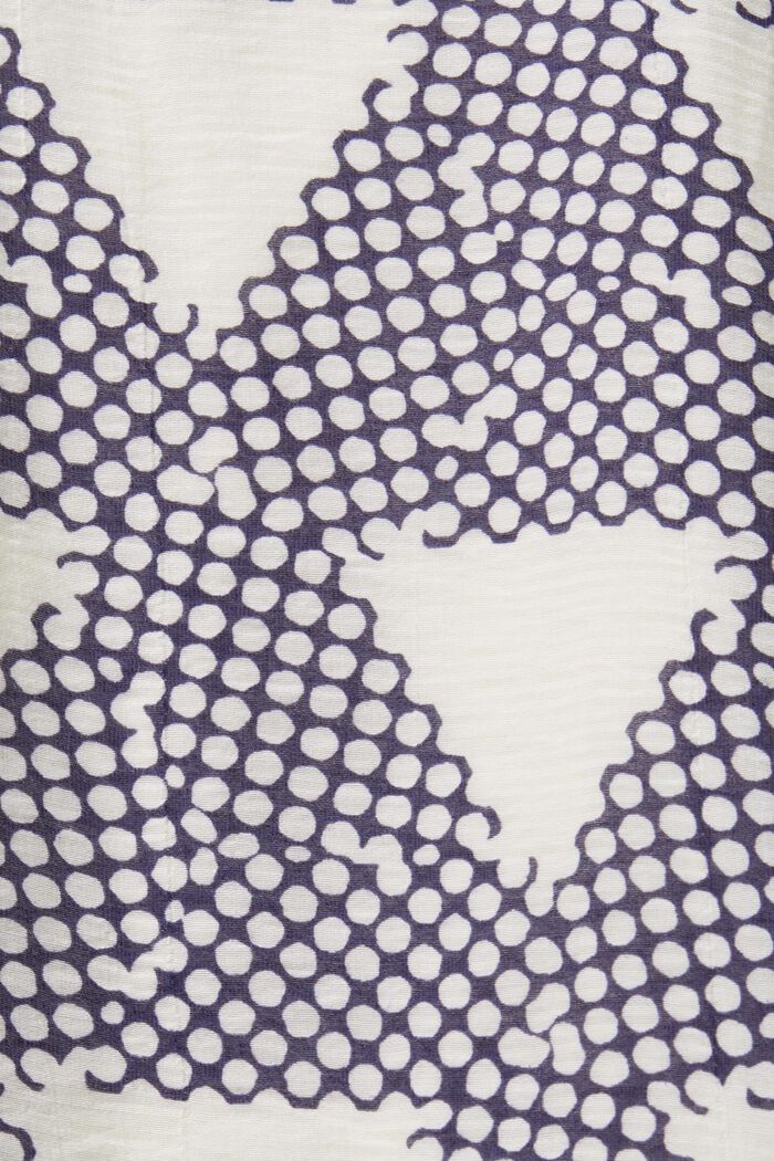 Kuvioitu mekko, LENZING™ ECOVEROA™, DARK BLUE, detail image number 5