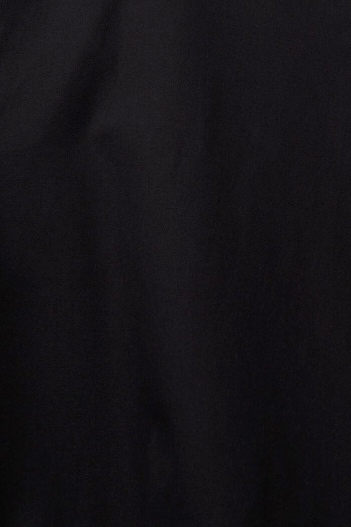 A-linjainen mekko luomupuuvillaa, BLACK, detail image number 4
