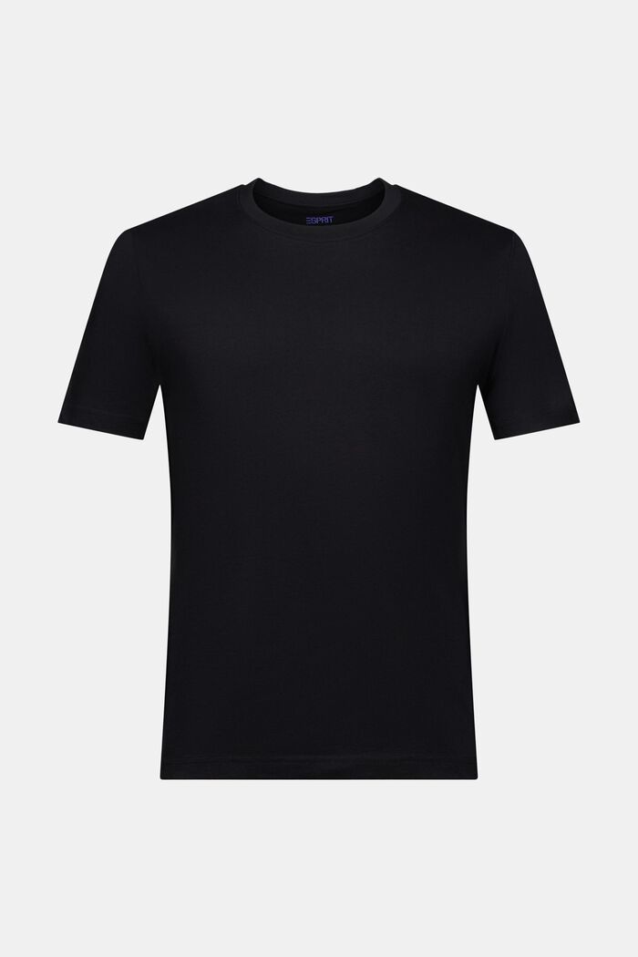 Jersey-t-paita luomupuuvillaa, BLACK, detail image number 5