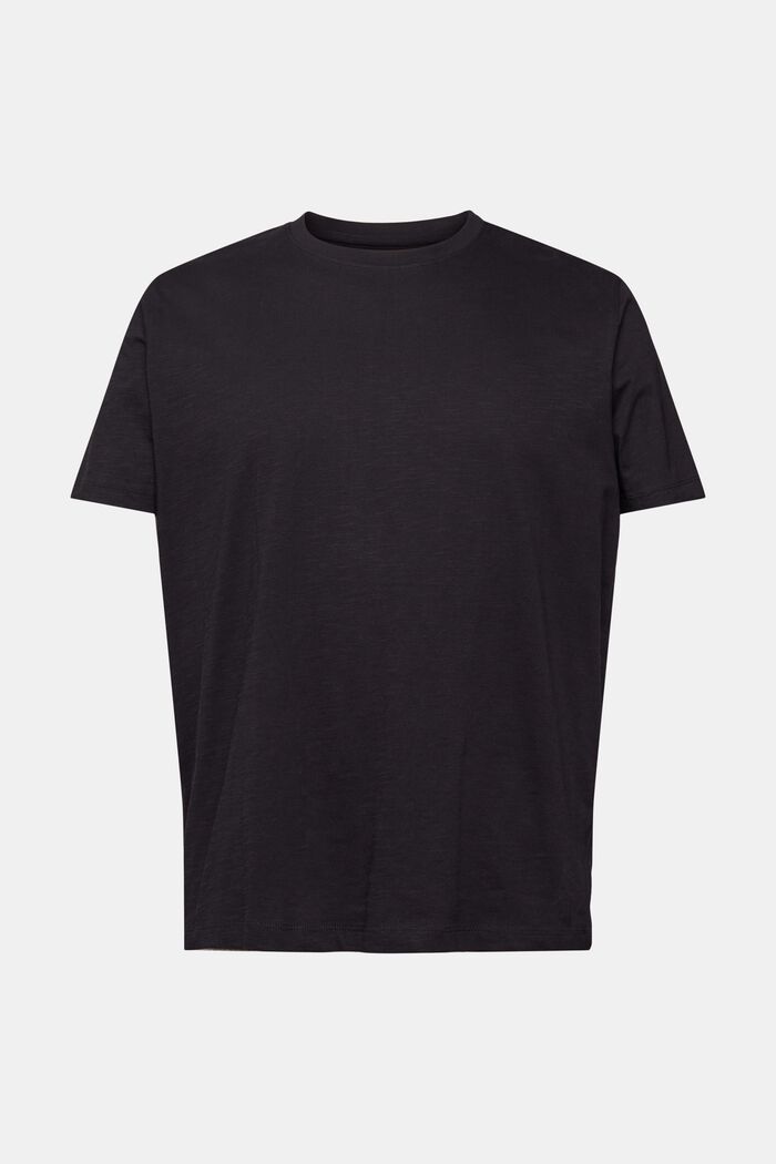 Jersey-T-paita, 100 % puuvillaa, BLACK, detail image number 2