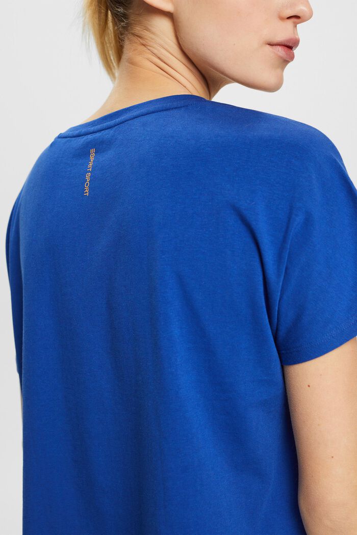 Vajaapituinen T-paita, BRIGHT BLUE, detail image number 2