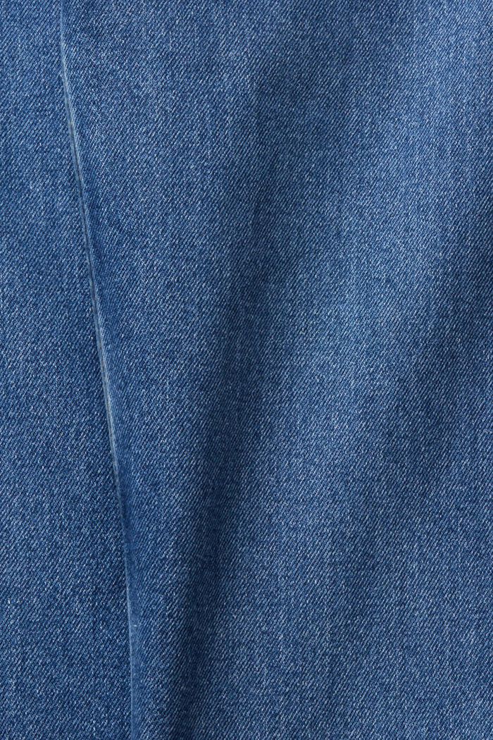 Korkeavyötäröiset mom-farkut, BLUE MEDIUM WASHED, detail image number 7