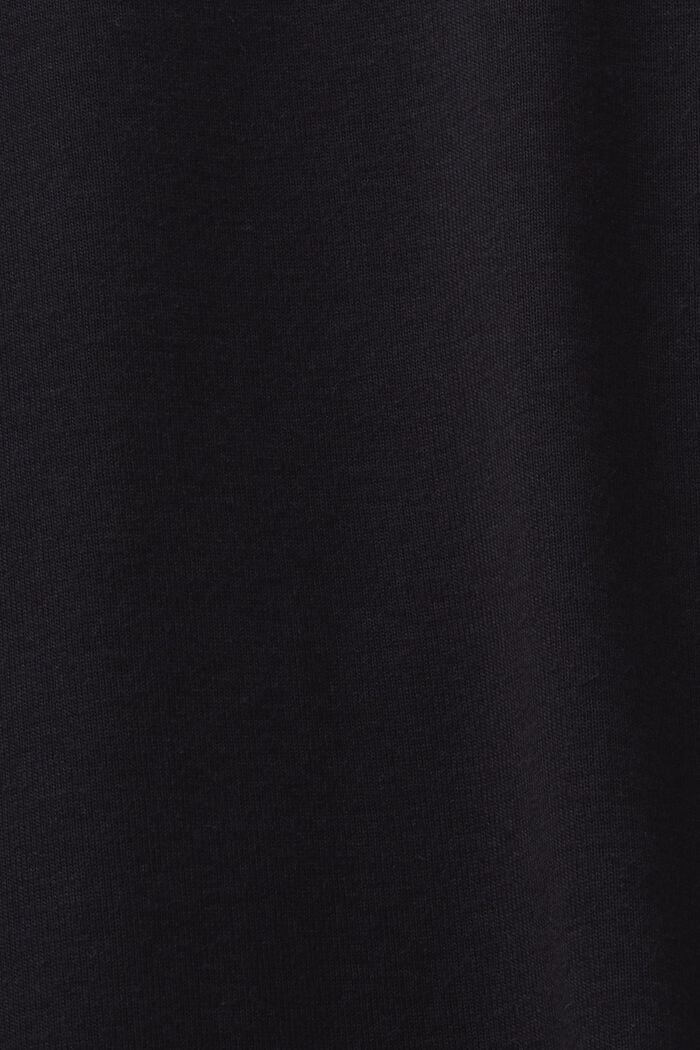 Pitkähihainen paita puuvilla-jerseytä, BLACK, detail image number 5